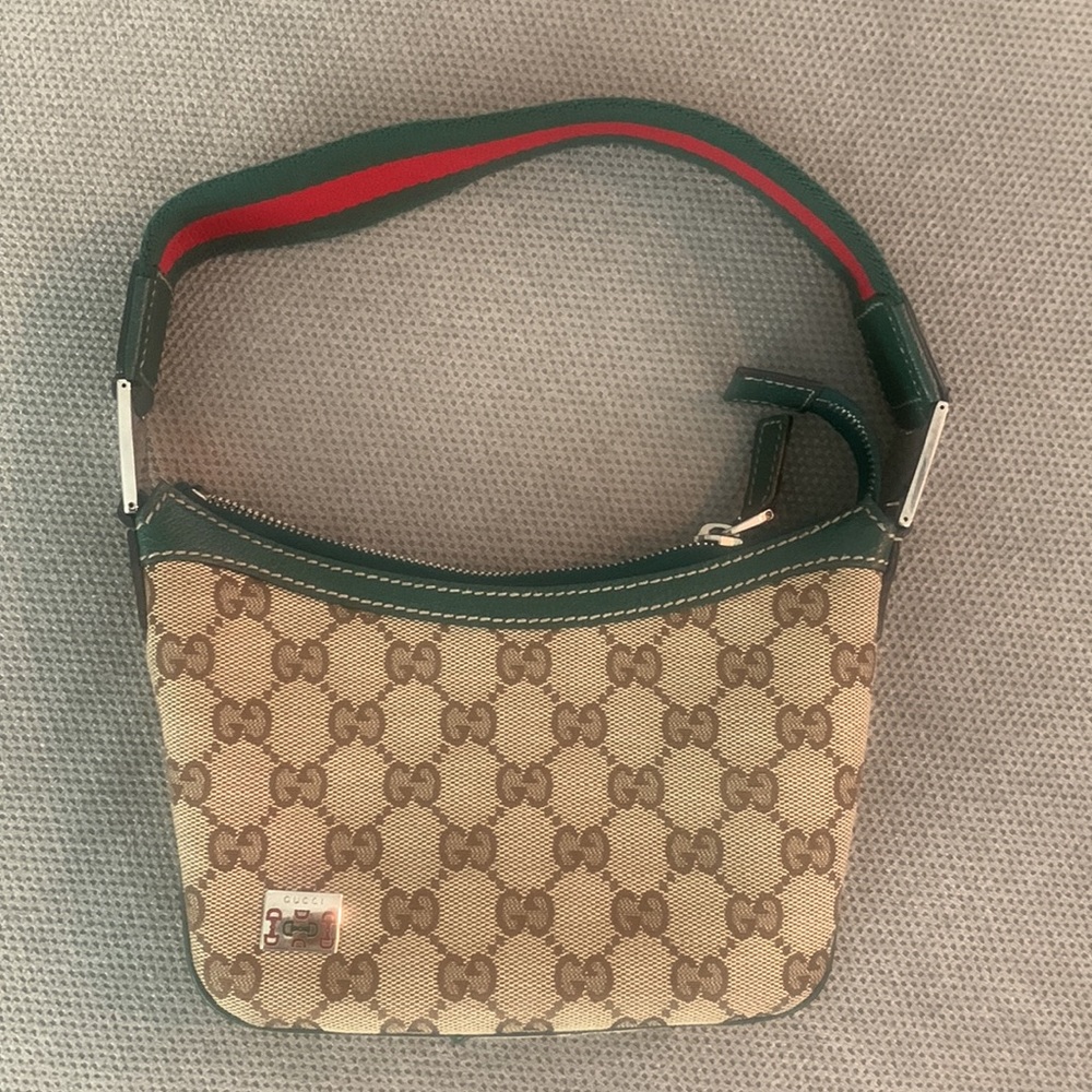 Authentic GUCCI Monogram Web Mini Pop Hobo